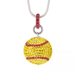 Large Softball Necklace