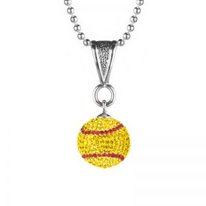 Mini Softball Necklace